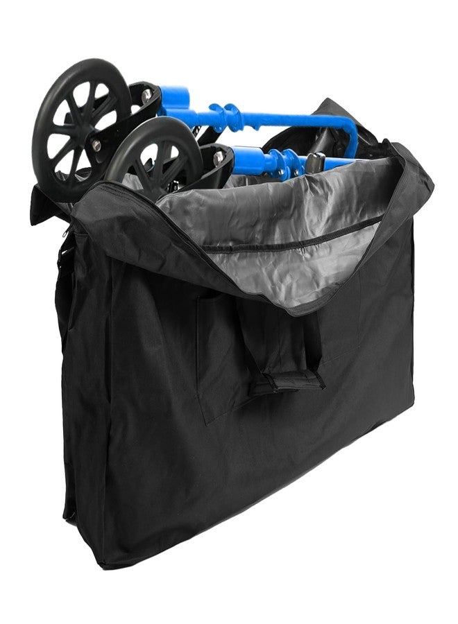 FDFuZhao Wheelchair&Rollator Travel Bag, 600D Oxford Fabric Foldable Wheelchair Travel Bag,Transport Chairs, Folding rollator Walker Accessories Waterproof Walker Bag (45.28 × 15.74× 31.5 inch) - Image 1