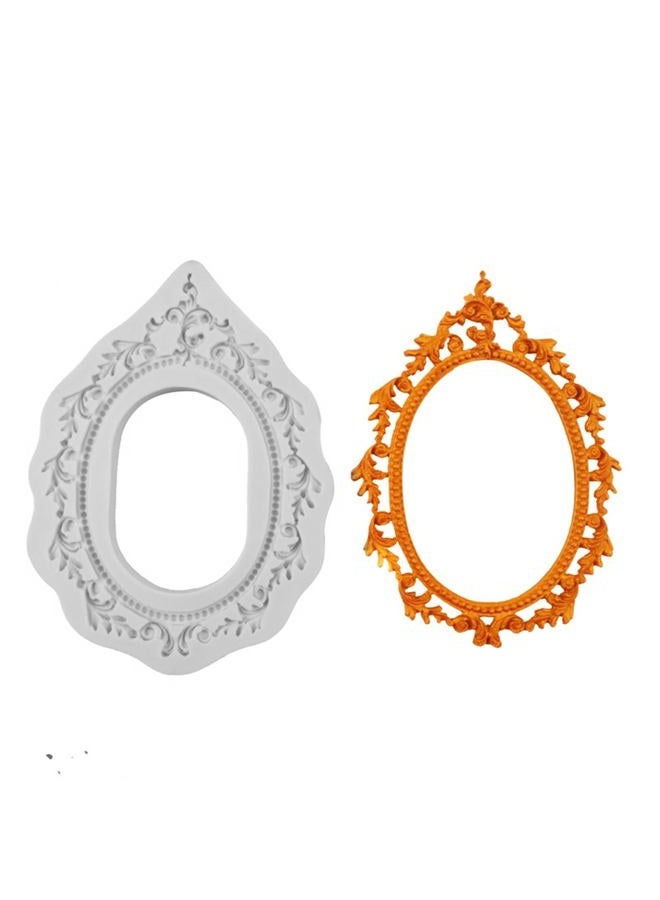 MOANLMY Baroque Style Roller Blind Lace Fudge mold, Curlicues Gum Paste Candy Chocolate Molds for Cake Decorating Sugar Craft Polymer Clay,Cake Border Decoration, Baking Cake, Epoxy Mold - Image 3