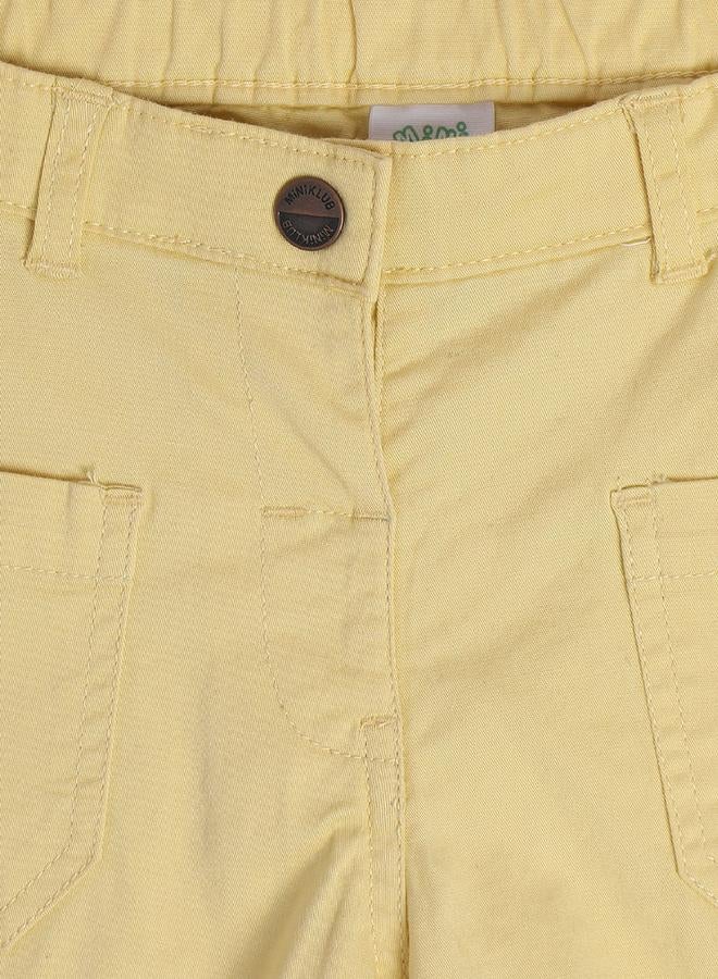 MINIKLUB Girls Cotton Blend Shorts with Elastic Waistband - Image 3