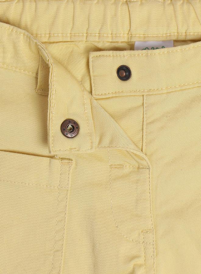 MINIKLUB Girls Cotton Blend Shorts with Elastic Waistband - Image 4