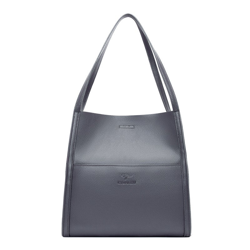 Popular High-Quality Shoulder Bag, Simple And Versatile Solid Color Tote Bag, Shopping Bag, High-End Large-Capacity Women'S Bag - Image 4