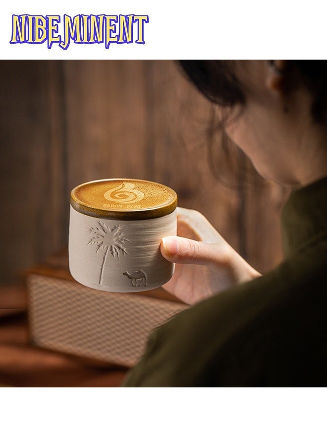 NIBEMINENT Ceramic Coffee Mug - Desert Camel Tea Mug for Office and Home - Dishwasher and Microwave Safe  - Image 4