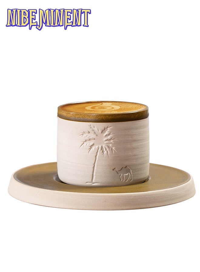 NIBEMINENT Ceramic Coffee Mug - Desert Camel Tea Mug for Office and Home - Dishwasher and Microwave Safe  - Image 5