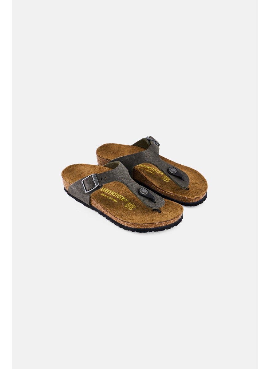 BIRKENSTOCK Kids Girl Slip On Cork Sandals, Multicolor  - Image 1
