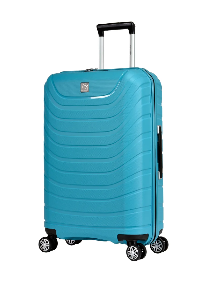 إيمينينت Knight Hard Case Travel Bag Trolley Luggage Set 0f 3 Polypropylene Lightweight Suitcase 4 Quiet Double Spinner Wheels With Tsa Lock B0011 Light Blue