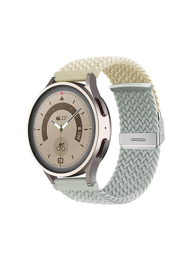 Excefore Elastic Braided Bands For Samsung Galaxy Watch 6 5 4 5 Pro 6 4 Classic Active 2 Active Watch 3 Stylish Quick Release Bands For 40Mm 44Mm 45Mm 43Mm 47Mm 42Mm 46Mm And 41Mm - Image 1