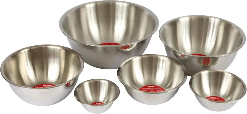 Dexam Stainless Steel Mixing Bowl 17830423, 0.5 Litres - Image 3