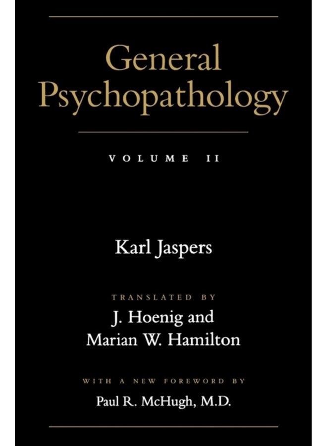 General Psychopathology - Paperback