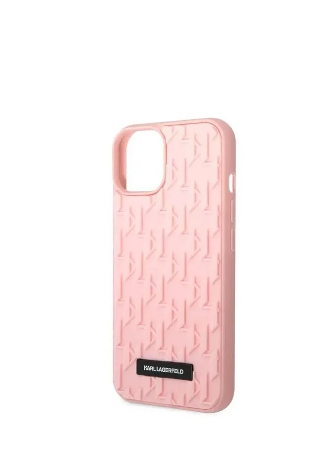 Karl Lagerfeld Karl Lagerfeld 3D Monogram Hard Case for iPhone 14 Plus (6.7") - Pink