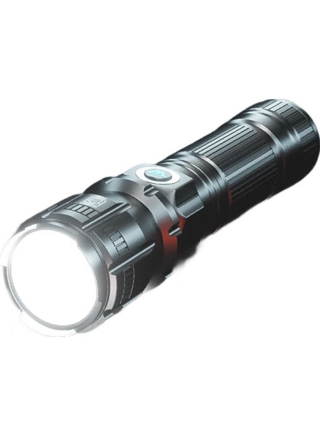 Warsun Flashlight, High Brightness, Zoomable, Rechargeable, Long-Range, Military-Grade, Ultra-Bright Searchlight, Outdoor Cycling, Home Emergency Light, Special Df - Image 2