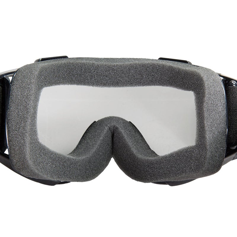 Raider 26-MX Black Frame/Clear Lens Adult MX Off-Road Snowmobile, Snowboard, Ski Goggles - Image 2