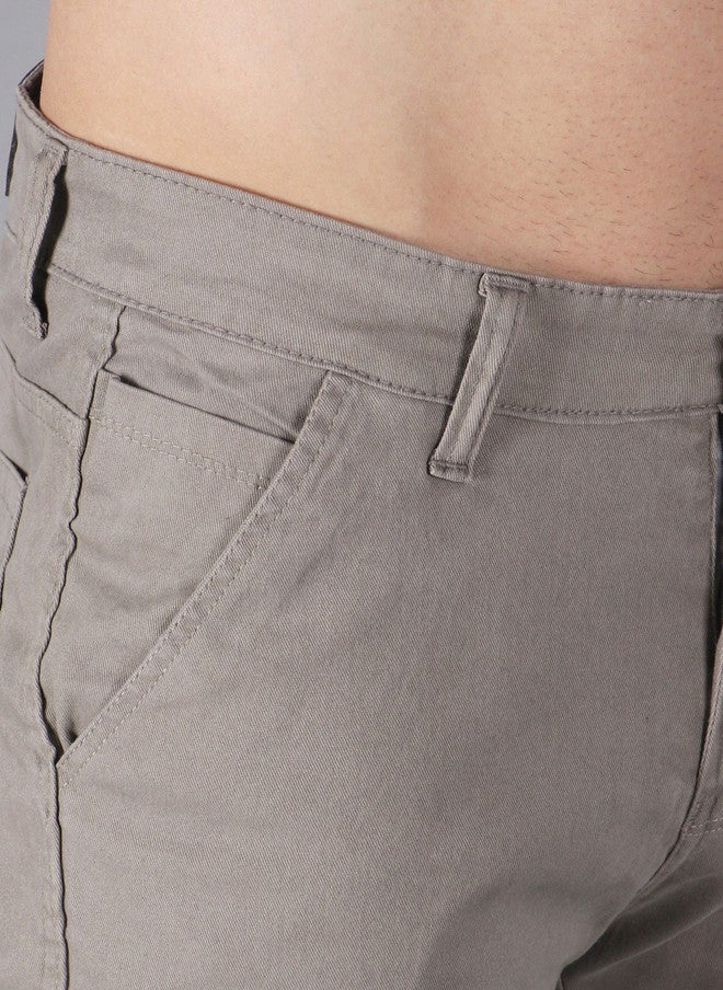Hence Men's Relaxed Tapered Fit Grey Cargos Trouser with 6 Pockets - Image 5