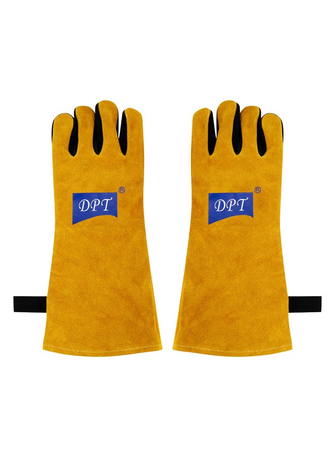 AL SANIDI Hand Gloves, Camping Gloves, Yellow, Size 40*14 Cm  - Image 1