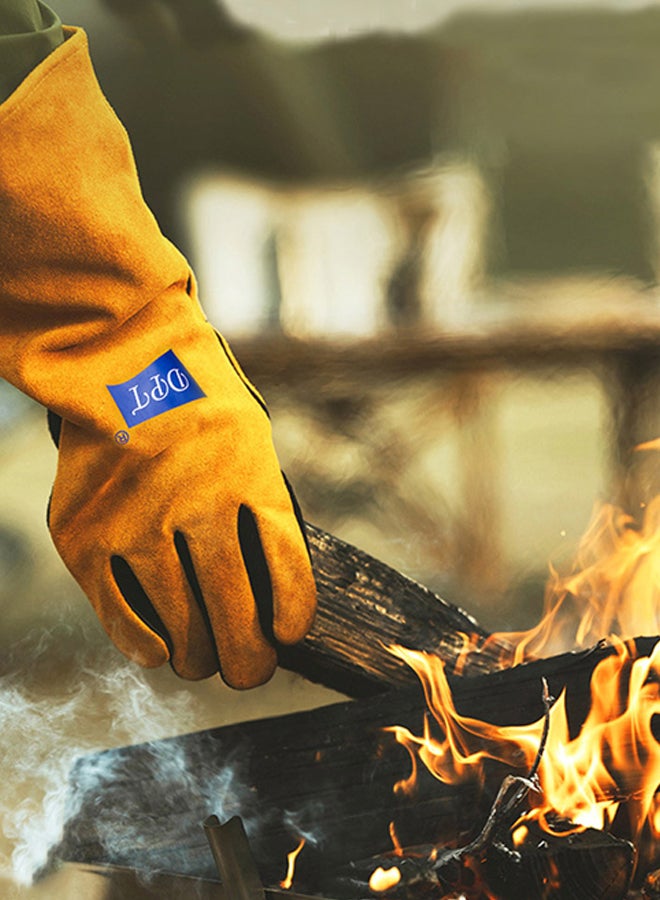 AL SANIDI Hand Gloves, Camping Gloves, Yellow, Size 40*14 Cm  - Image 2