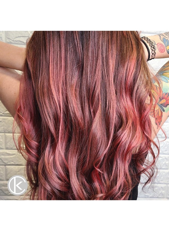 KERACOLOR صبغة شعر كلينديشنر للشعر البني باللون الذهبي الوردي، بلسم شبه دائم لترسيب لون الشعر، خالٍ من القسوة على الحيوانات، 12 أونصة سائلة. - Image 5