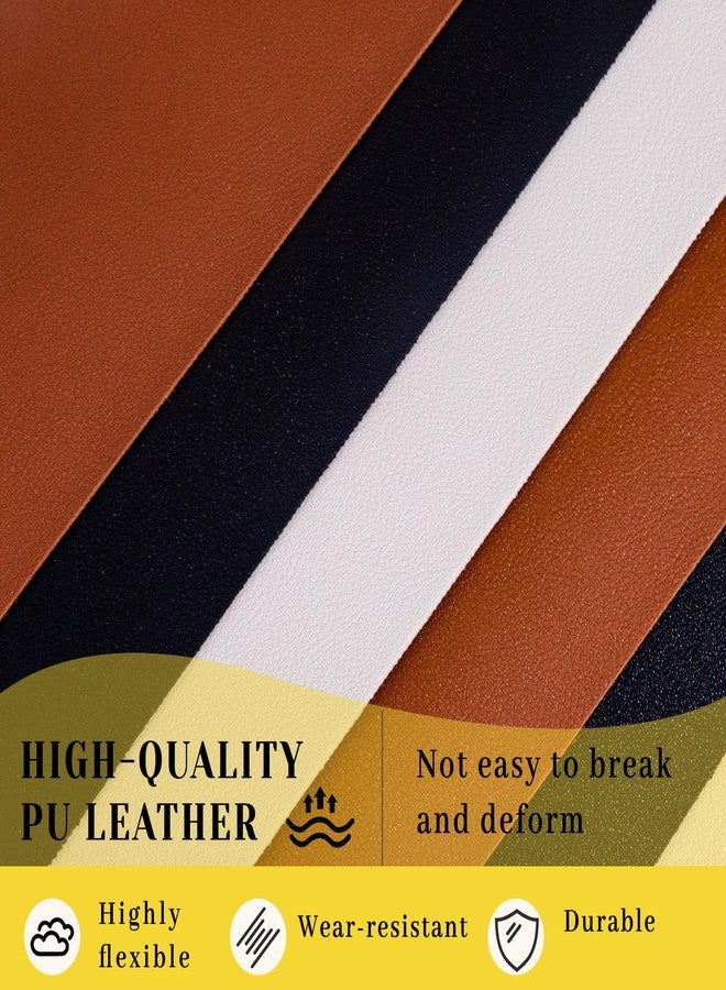 Realand 6Pcs Wide PU Leather Curtain Tiebacks, Elegant Buckle Curtain Tie Backs Decorative Curtain Holdbacks Holders for Home Outdoor Curtains and Drapes, Black - Image 4