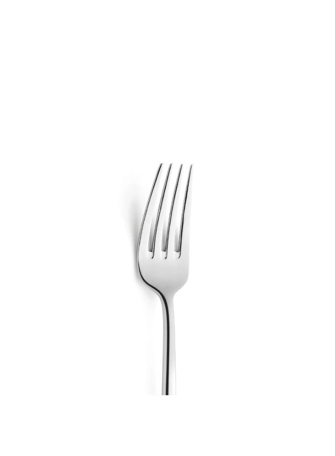 Amefa Metropole Table Fork Set of 12 Pieces Made from 18/10 Premium Stainless Steel with High Gloss Silver Finish from Amefa Premiere Range Featuring Long Slim Architectural Lines and Sloping Ergonomic Handle Dishwasher Safe Durable Rust Resistant Cutlery for Daily Dining Formal Tables Restaurants Hotels Home Kitchens Elegant European Design Balanced Weight Comfortable Grip Professional Tableware Quality Controlled by Amefa Ideal for Lunch Dinner Modern Table Settings Contemporary Flatware Forks Set - Image 3