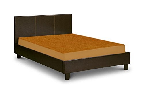 Lithara Terry Cotton Fitted Mattress Protector for Queen/Double Bed | Waterproof & Elastic Band | Ultra Soft & Hypoallergenic Mattress Cover | Size : 60 x 75 Inches (5 x 6.25 Feet) | (Golden) - Image 2