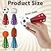 JellyArch 24 Pcs Mini Foam Sports Balls Sports Birthday Party Favor Dart Missiles Rocket Party Favor 4 Inch Basketball Baseball Soccer Football Launcher Sport Themed Gifts Goodie Bag Stuffer - Image 4