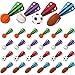 JellyArch 24 Pcs Mini Foam Sports Balls Sports Birthday Party Favor Dart Missiles Rocket Party Favor 4 Inch Basketball Baseball Soccer Football Launcher Sport Themed Gifts Goodie Bag Stuffer - Image 2