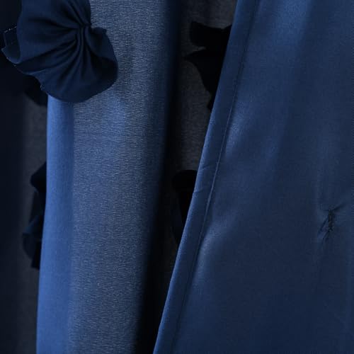 Lush Decor Riley Shower Curtain, 72" x 72", Navy - Image 5