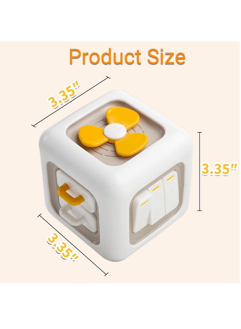 KASTWAVE Montessori Busy Cube for Toddlers 1-3,Car Travel Toys Busy Board Activity Cube,Learning Stocking Stuffers Educational Birthday Gifts Sensory Baby Toys 12-18 Months  - Image 2