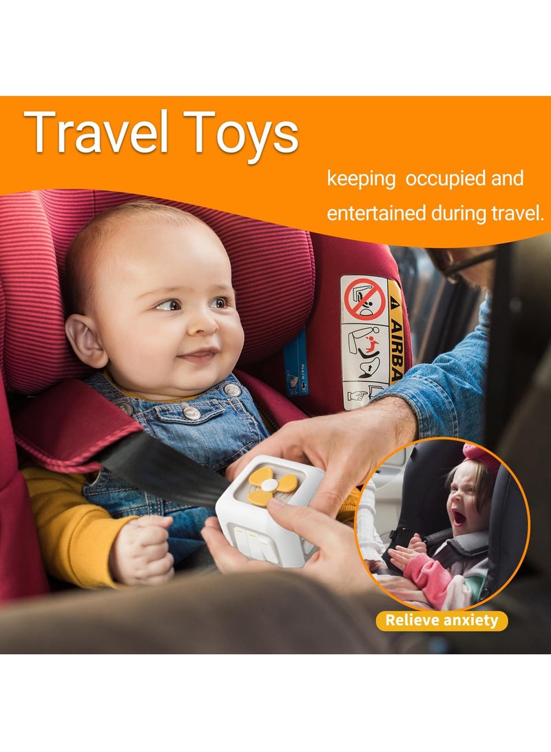 KASTWAVE Montessori Busy Cube for Toddlers 1-3,Car Travel Toys Busy Board Activity Cube,Learning Stocking Stuffers Educational Birthday Gifts Sensory Baby Toys 12-18 Months  - Image 5
