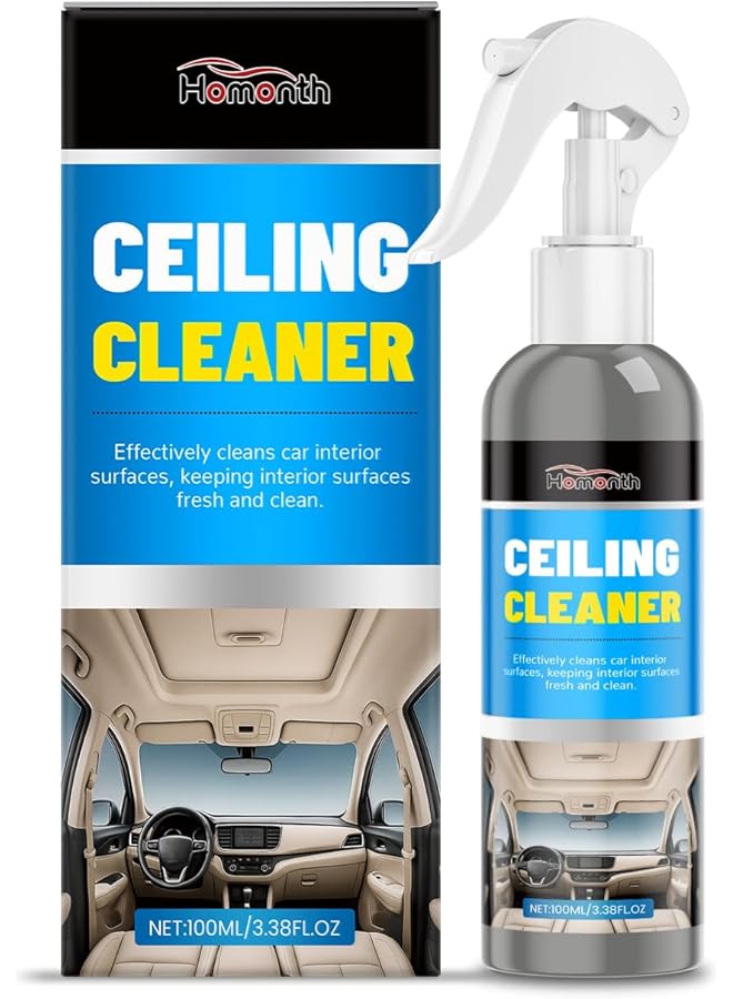 KASTWAVE Upgrade Car Interior Cleaner And Polish, 100Ml All-Purpose Auto Detailing Spray For Leather, Rubber & Plastic Surfaces, Multi-Purpose Car Detail Cleaner Solution - Image 1
