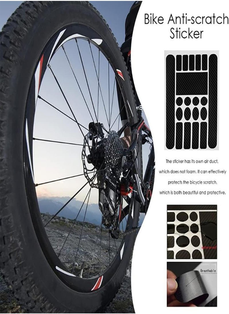 GGOOT - 1sheet Bicycle Chainstay Stickers Chainstay Frame Protector Scratch Resistant Sticker Bike Protective Tape Guard for Road Bike, Bike Frame Protection Chain Stay Protector Chainstay - Image 1