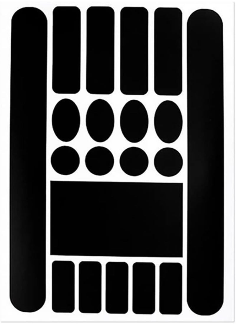 GGOOT - 1sheet Bicycle Chainstay Stickers Chainstay Frame Protector Scratch Resistant Sticker Bike Protective Tape Guard for Road Bike, Bike Frame Protection Chain Stay Protector Chainstay - Image 1