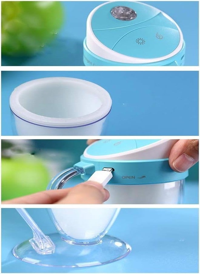 Raptas (Special 15-Year Warranty) humidifiers Moonlight Cup USB Mini Humidifier with LED Ambient Night Light for Home and Creative Small Humidifier - Image 3