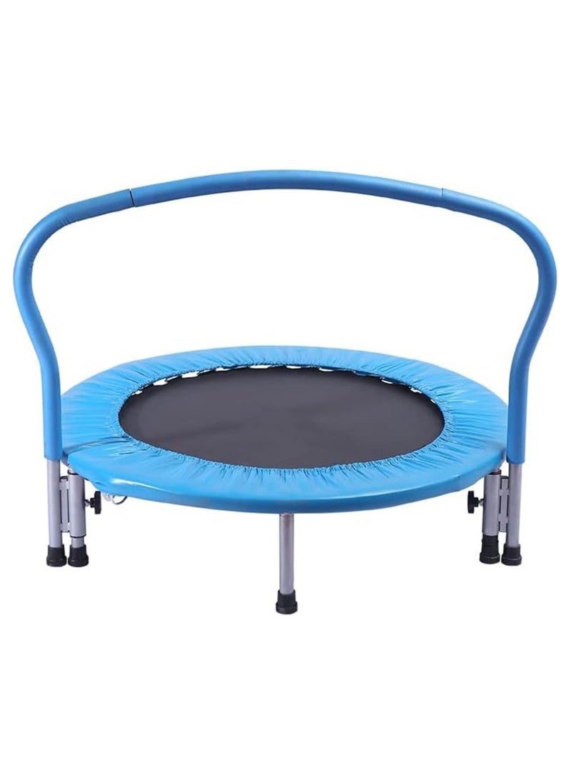 Sky Land Fitness 36" Jumping Trampoline For Kids | Fitness Rebounder With Removable Foam Handle & Safety Pad/Bungee Cords, Stable & Quiet Exercise Rebounder For Indoor & Outdoor, EM-8101  - Image 1