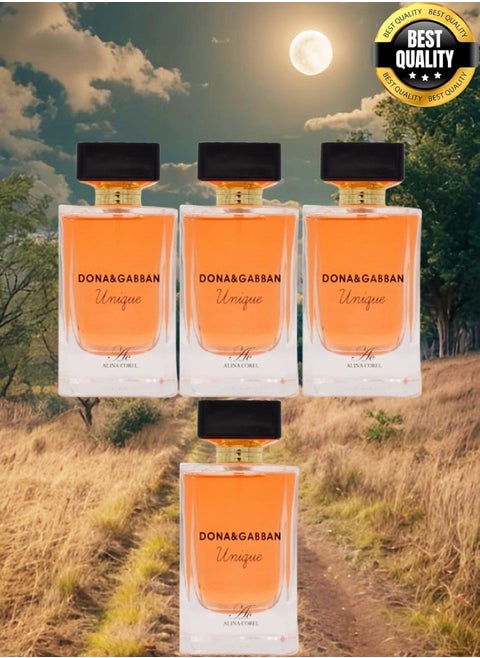 4 Pieces Dona And Gabban Unique Perfume EDP 100ML