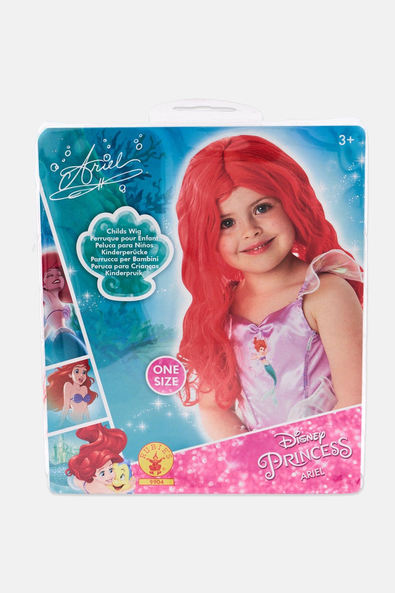 Rubies Disney Princess Ariel Child Wig, Orange - Image 2