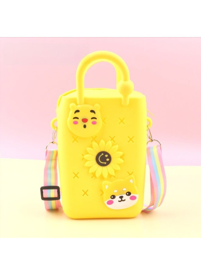 Loquat DIY Hole Bag Cute Accessories Summer Beach Vacation Handbag Colorful Hole Bag DIY Beach Bag Jelly Bag-Colors:99-zipper  - Image 1