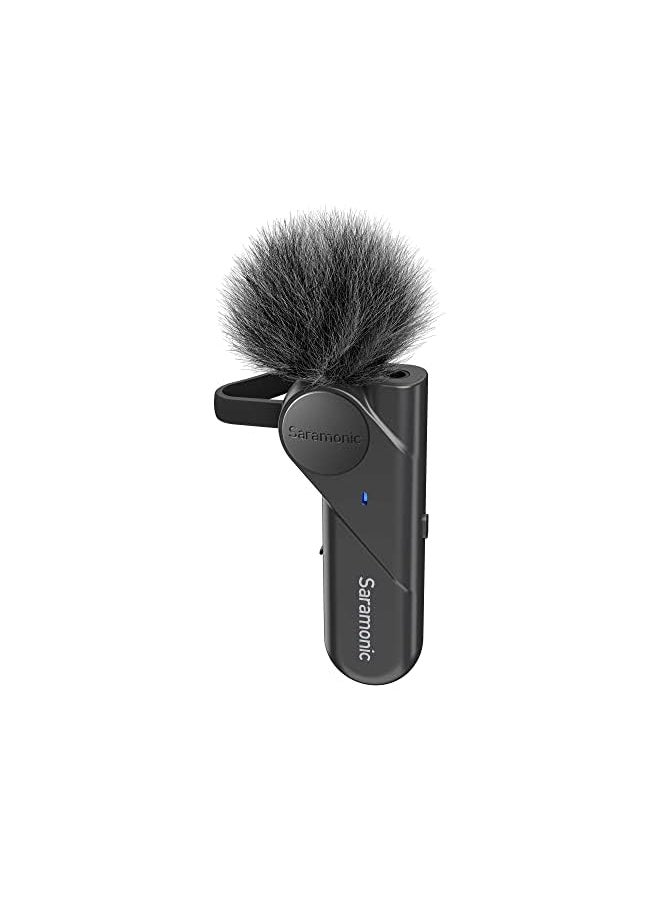 Saramonic - Btw Wireless Bluetooth Clip On Microphone With 3.5Mm Headphone Out And Noise Reduction For Computers Smartphones Tablets And More Black - Image 1