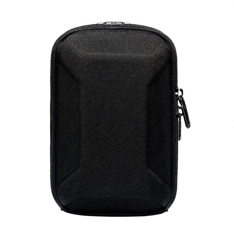 OZUKO Storage Bag: Black EVA Shell Wear-resistant Splash-proof Handheld Bag - Multi-use Portable Cross-body Bag for Digital Products Notebook Washing Supplies - Image 1