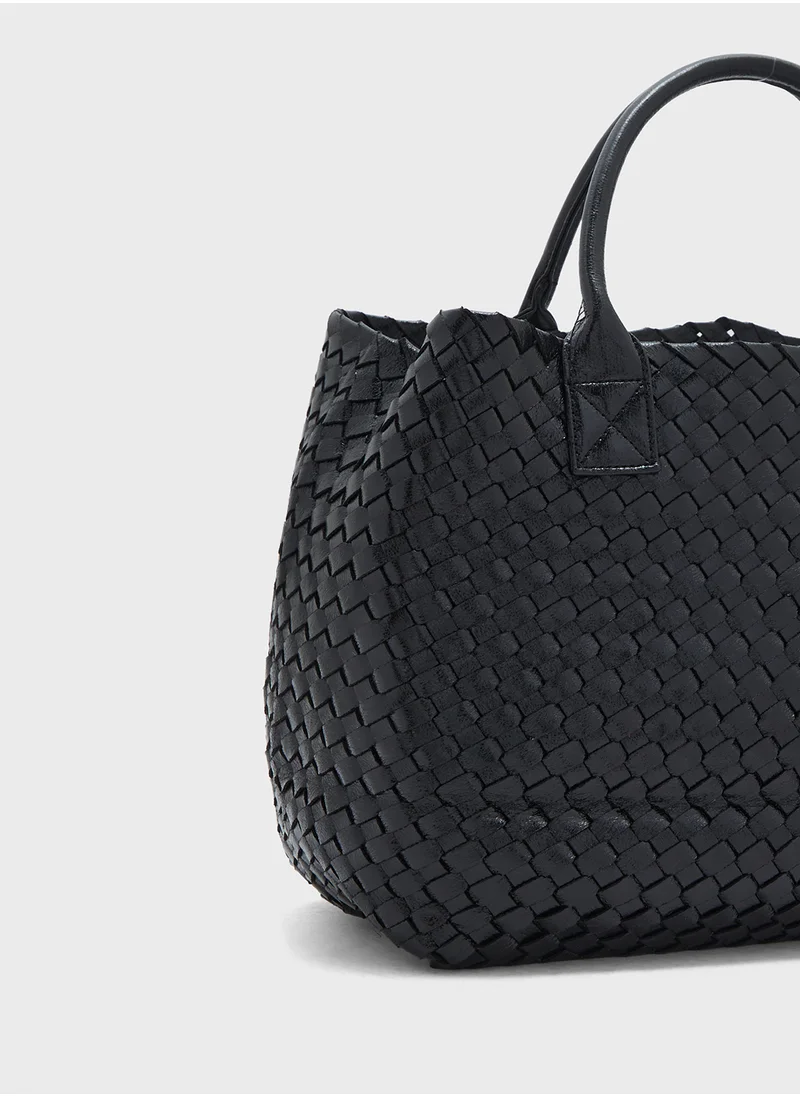 ايلا Woven Shopper Bag