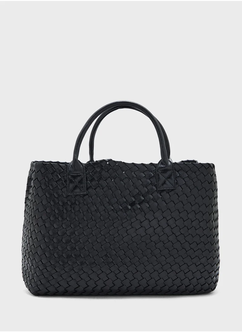 ايلا Woven Shopper Bag