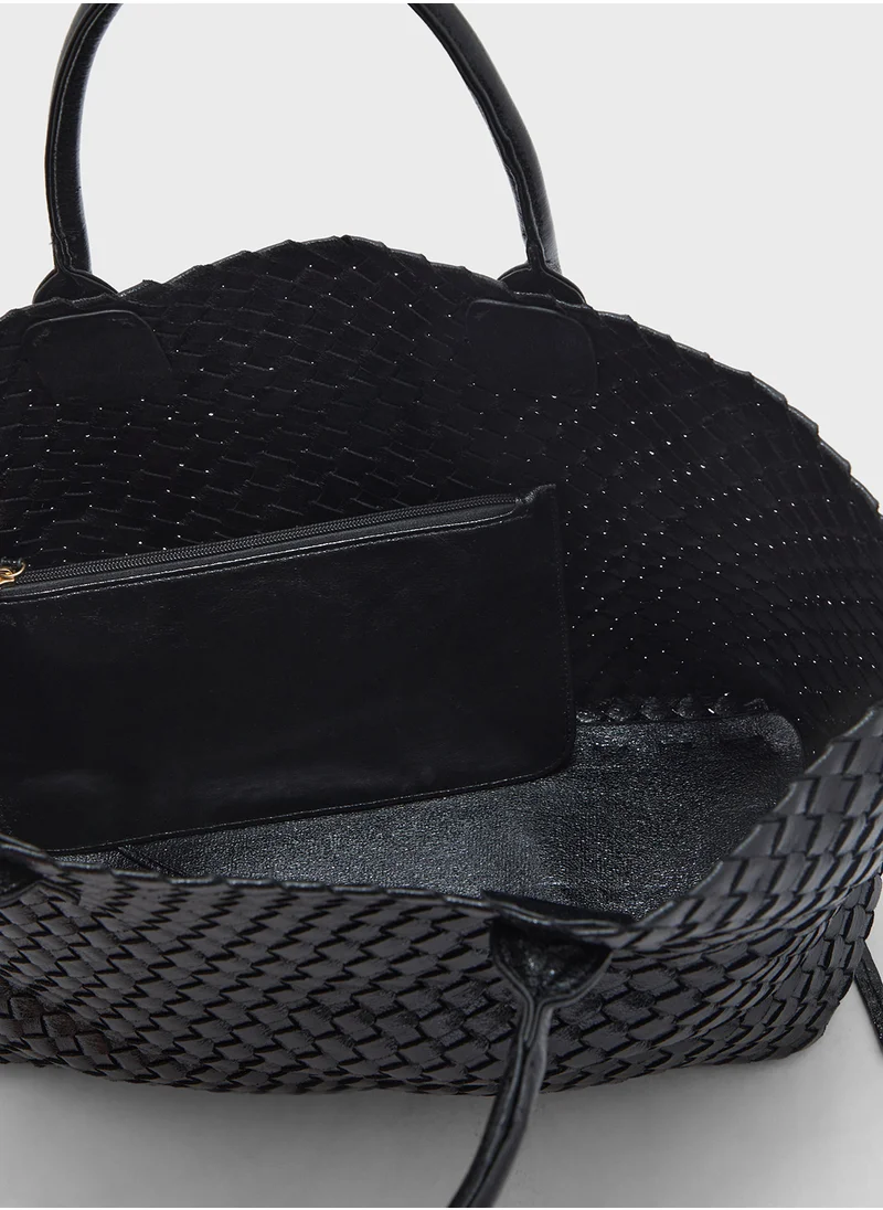 ايلا Woven Shopper Bag