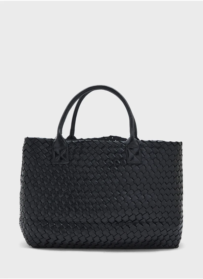 ايلا Woven Shopper Bag