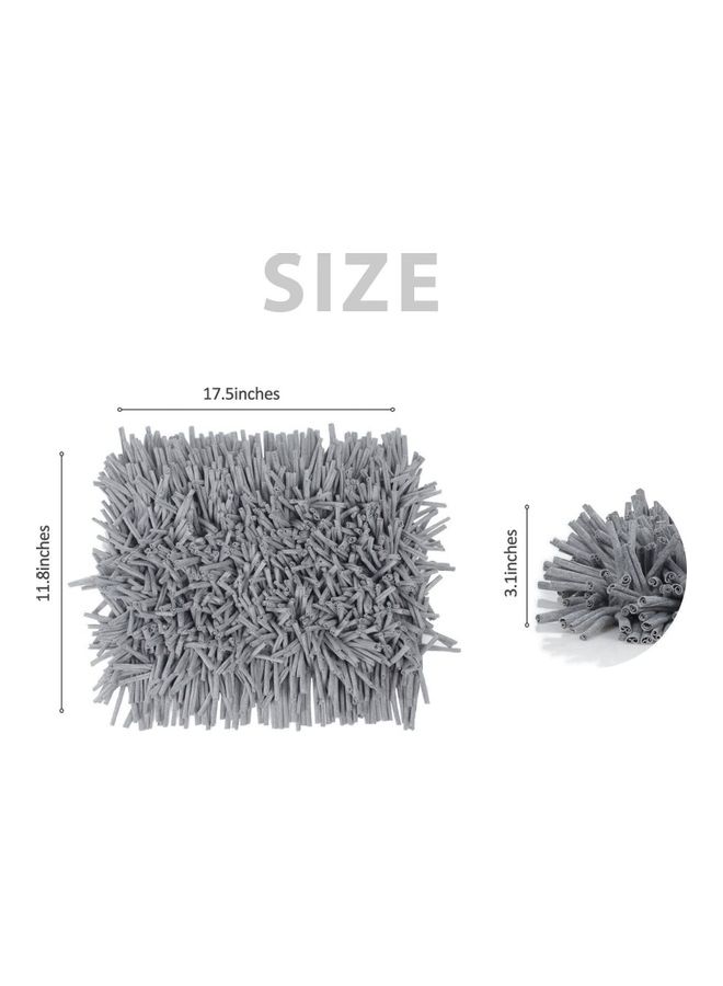 NIBEMINENT Pet Snuffle Mat Grey 11.8 x 17.5 3.1cm - Image 2