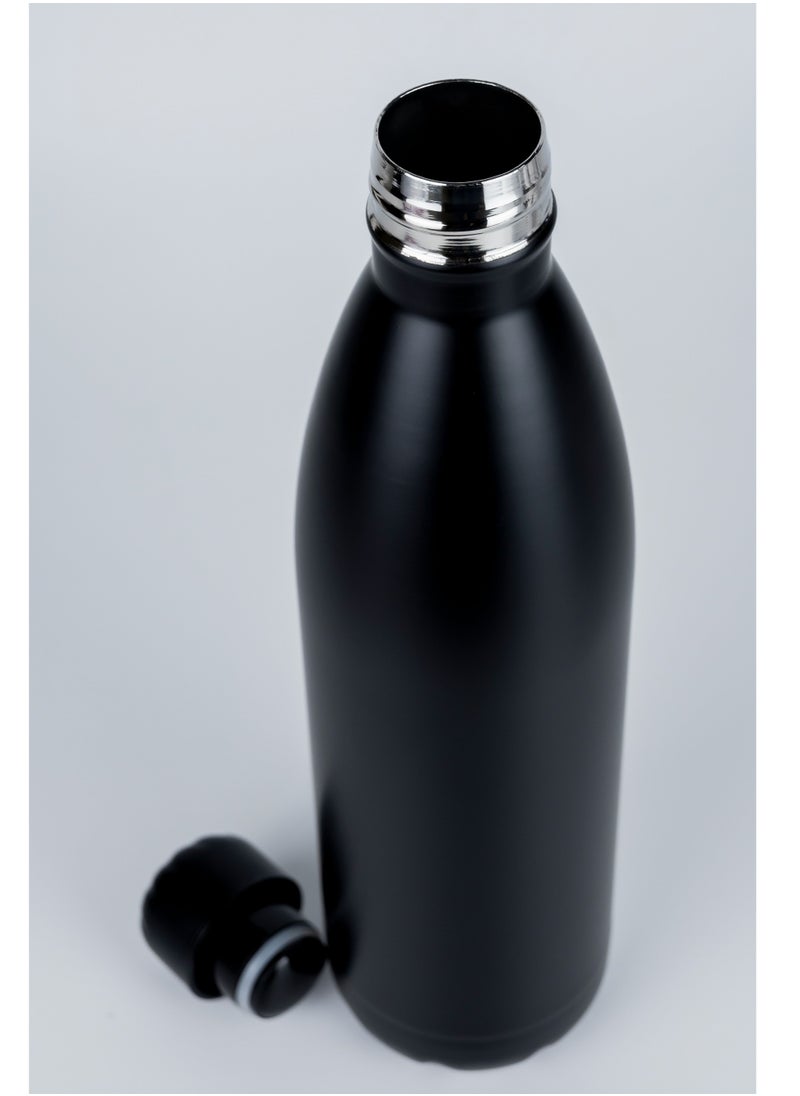 Nessan 750ml Sport Water Bottle Vacuum Insulated Stainless Steel Sport Water Bottle Leak-Proof Double Wall Cola Shape Water Bottle, Keep Drinks Hot & Cold - Black - pzsku/Z36137F47394CE265B1C3Z/45/_/1689854558/fd3e4d23-7c36-422b-b031-6ac7caab58cc