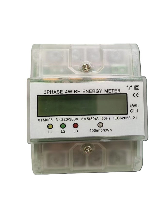 3-Phase 4-Wire Energy Meter – LCD Display - Image 3