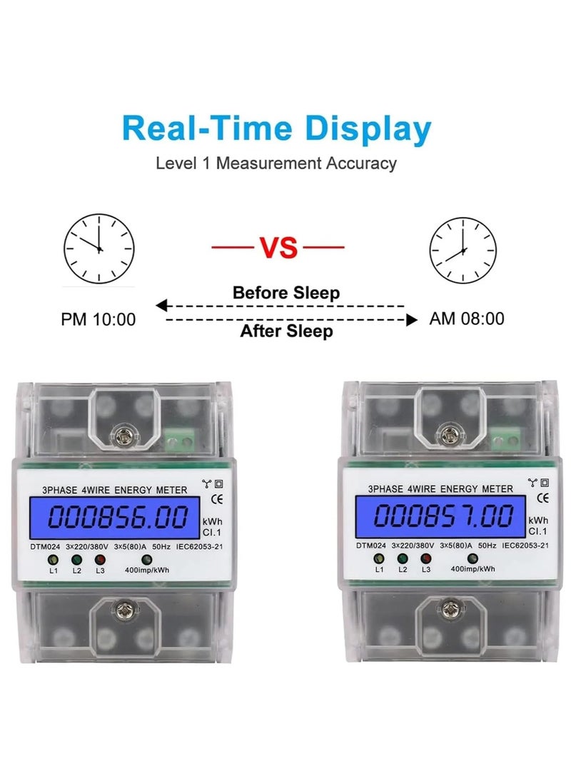 3-Phase 4-Wire Energy Meter – LCD Display - Image 5