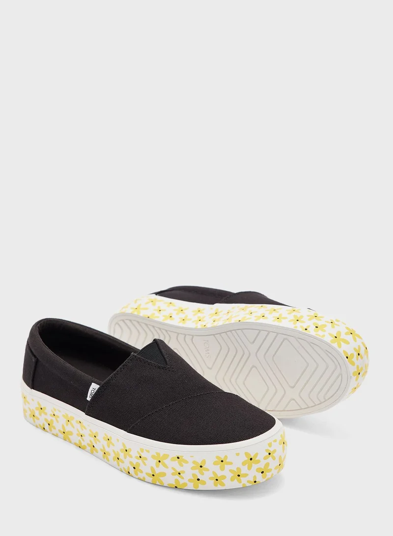 TOMS Alpargata Flats Slip Ons
