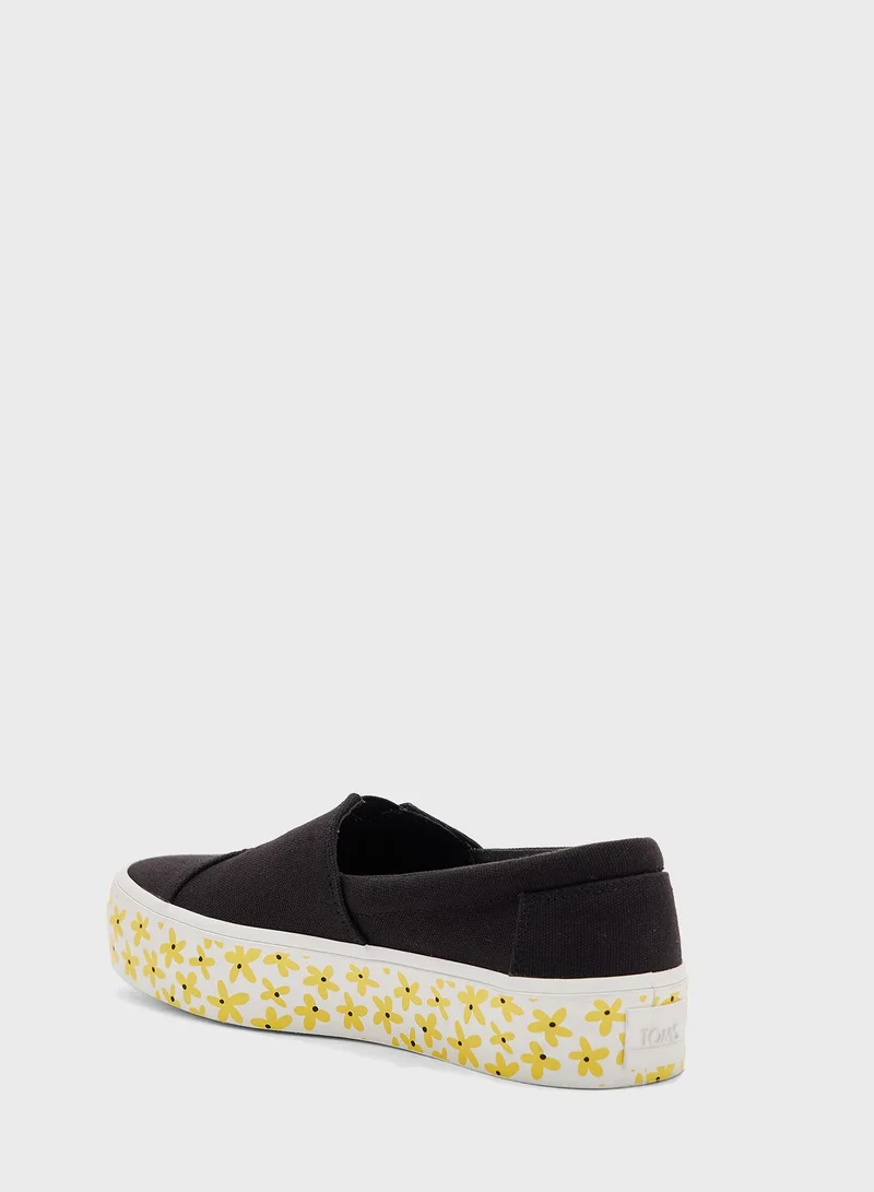 TOMS Alpargata Flats Slip Ons