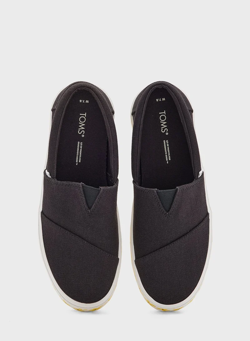 TOMS Alpargata Flats Slip Ons