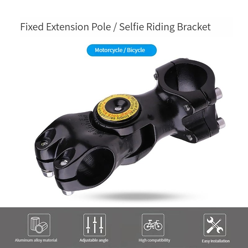 Ceuta Invisible Monopod Bracket Handebar Mount for Bikes and Bicycles Compatible with Insta 360 X4 X3 X2 Go Pro Cameras 11 Max I DJI Action 3 Moto Camera Accessories - Image 2