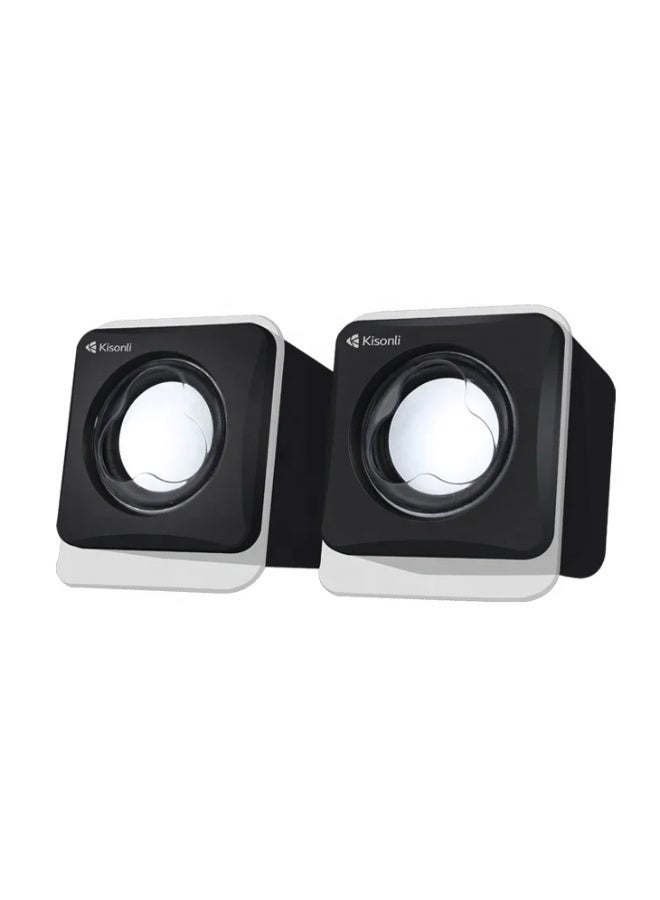 Kisonli V410 USB Stereo Speaker – Clear Sound in Compact Design - Image 5